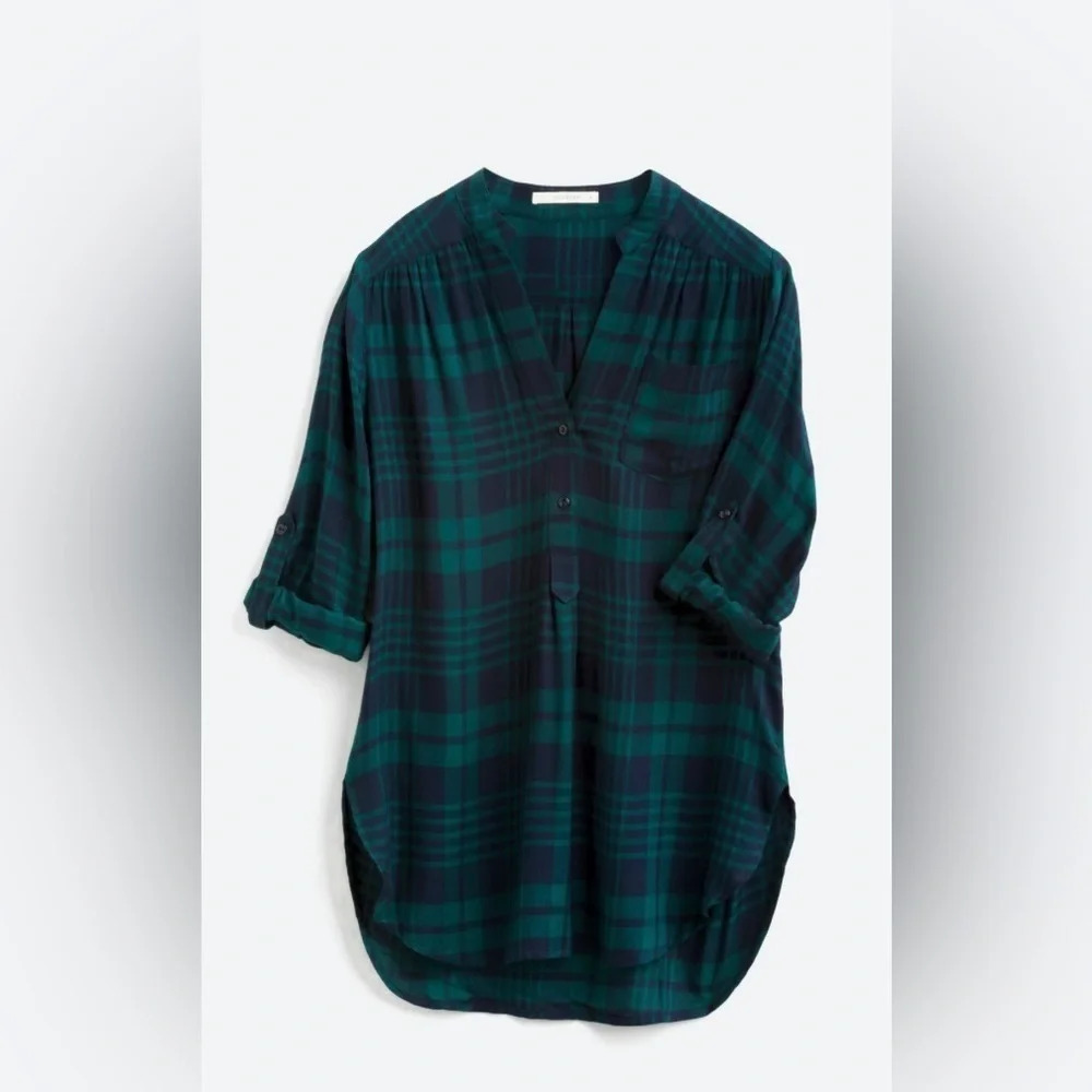 FUN2FUN | Mackenzie Split Neck Henley Top | XL [B9]